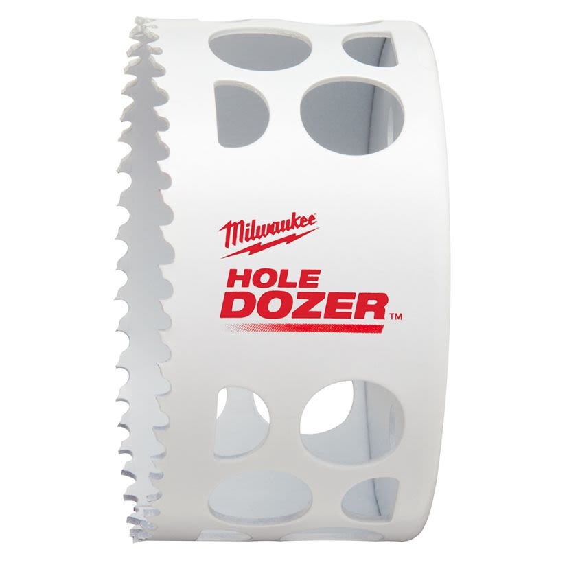 Milwaukee HOLE DOZER Ice Hardened 49-56-0203 Hole Saw, 3-3/4 in Dia, 1-5/8 in D Cutting, Bi-Metal/8% Cobalt Cutting Edge